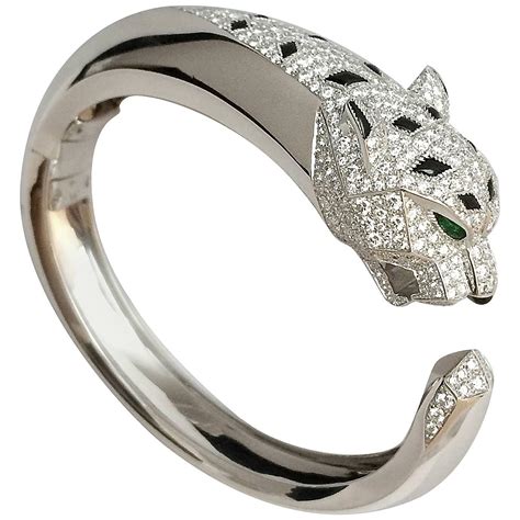 replica cartier panther bracelet|cartier designed diamond panther bracelet.